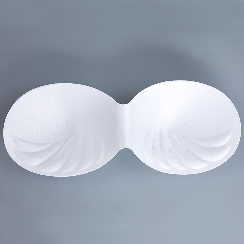 Elegant Love бюст-пад/вмъкване - памук, кръгла форма, стил воден релеф, дишаща, за младежи 18–40 години