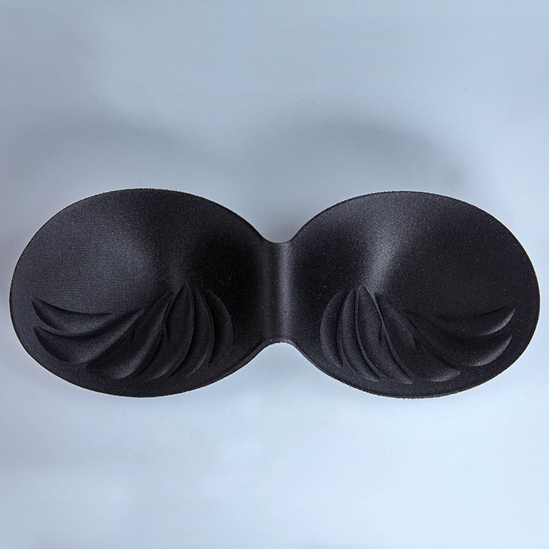 Elegant Love бюст-пад/вмъкване - памук, кръгла форма, стил воден релеф, дишаща, за младежи 18–40 години