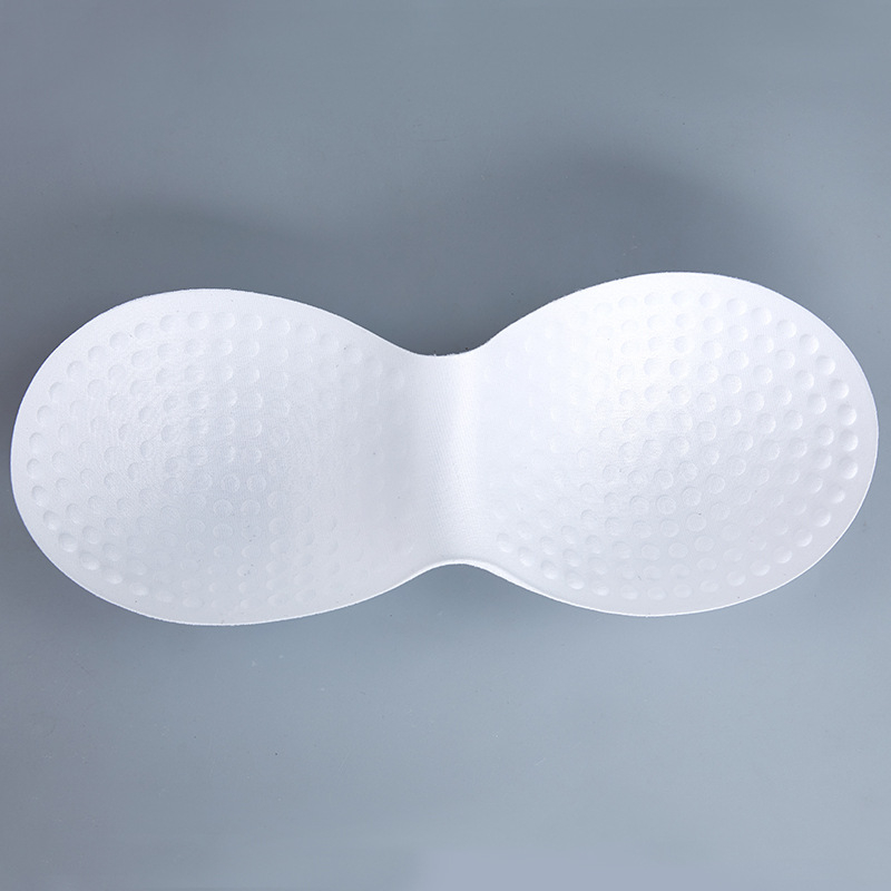 Elegant Love бюст-пад/вмъкване - памук, кръгла форма, стил воден релеф, дишаща, за младежи 18–40 години