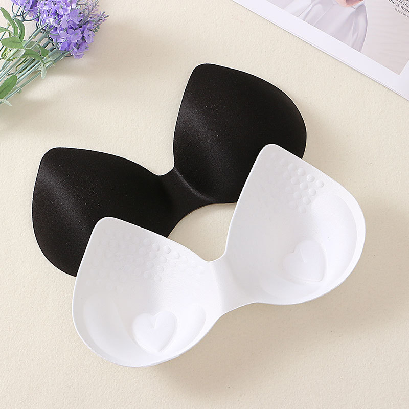 Elegant Love бюст-пад/вмъкване - памук, кръгла форма, стил воден релеф, дишаща, за младежи 18–40 години