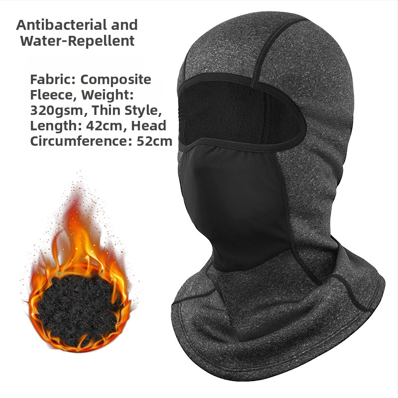Magnētiskā slēpošanas sejas maska ar UV aizsardzību, ūdensnecaurlaidīgs audums, flīsa iekšējā odere, universāla