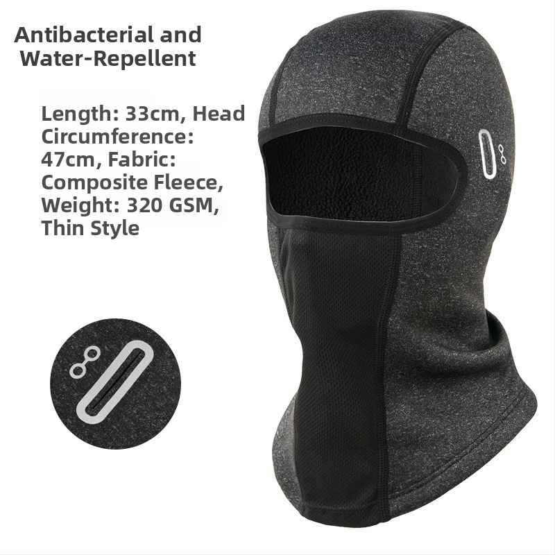 Magnētiskā slēpošanas sejas maska ar UV aizsardzību, ūdensnecaurlaidīgs audums, flīsa iekšējā odere, universāla