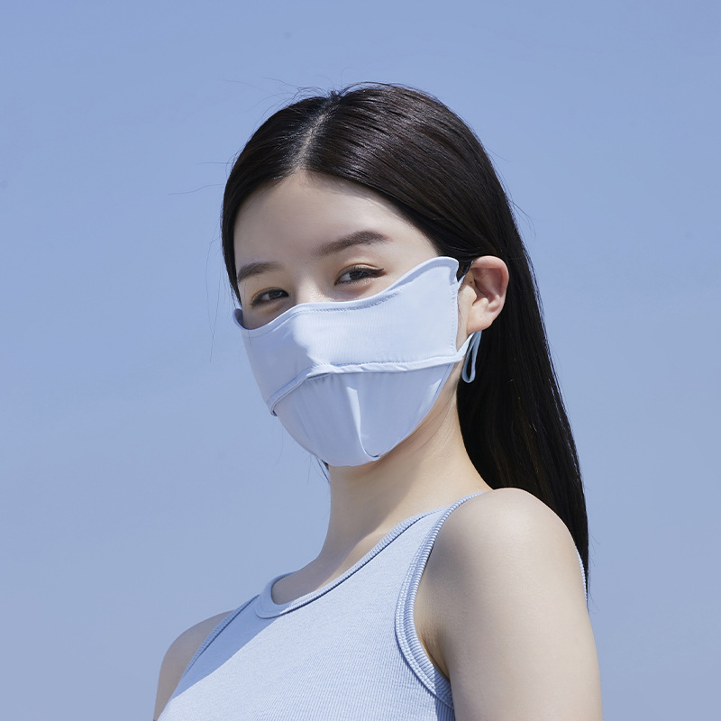 ACRUNU Teljes arc UV védő maszk vezetéshez és szabadban kerékpározáshoz – gyorsan száradó, légáteresztő nejlon anyag, UPF 40+, ultra könnyű