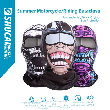 Velosipēdu maska no Dupont antibakteriāla džakarda auduma, pielāgojama, zīmols Count Colors, universāla.