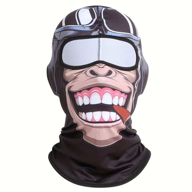 Velosipēdu maska no Dupont antibakteriāla džakarda auduma, pielāgojama, zīmols Count Colors, universāla.