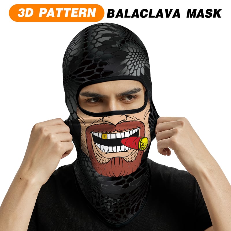 AFSA velosipēdistu maska - poliesteru audums, unisex, AFSA zīmols