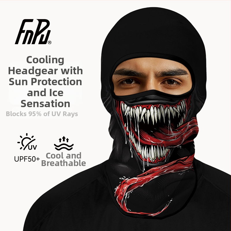 AFSA velosipēdistu maska - poliesteru audums, unisex, AFSA zīmols