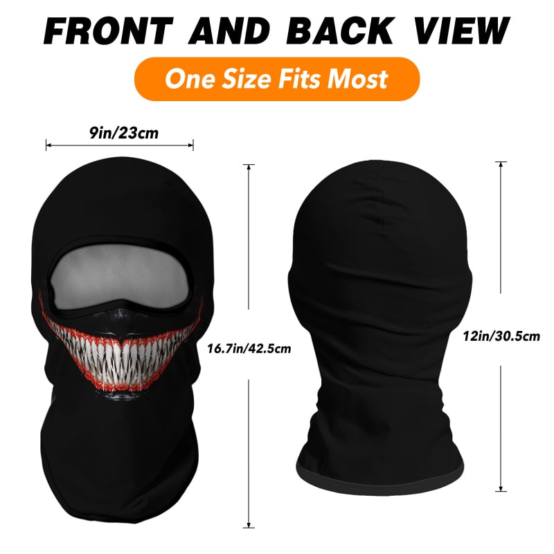 AFSA velosipēdistu maska - poliesteru audums, unisex, AFSA zīmols