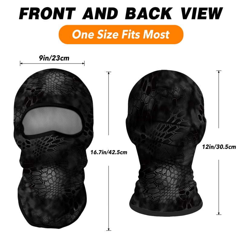 AFSA velosipēdistu maska - poliesteru audums, unisex, AFSA zīmols