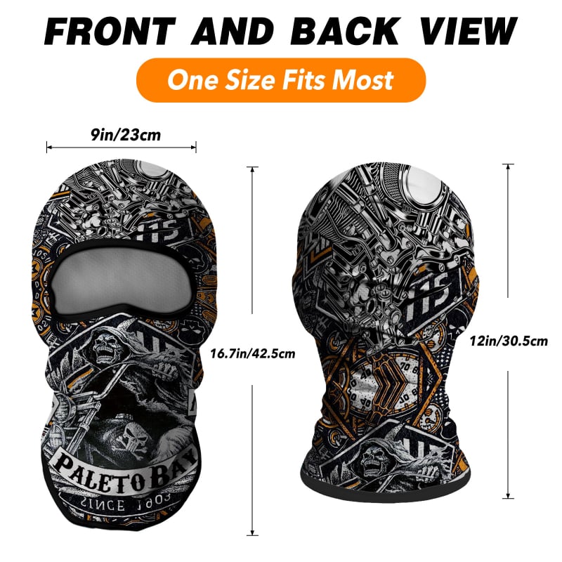 AFSA velosipēdistu maska - poliesteru audums, unisex, AFSA zīmols