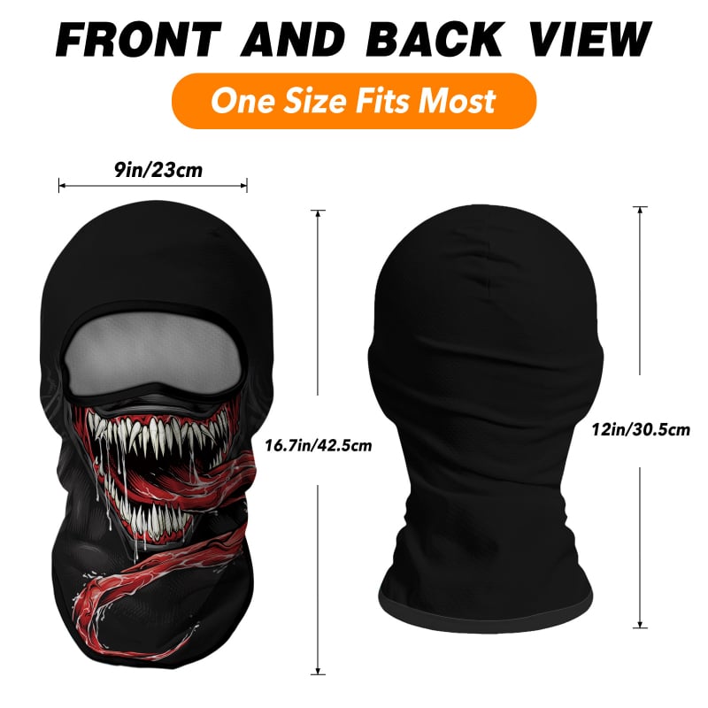 AFSA velosipēdistu maska - poliesteru audums, unisex, AFSA zīmols