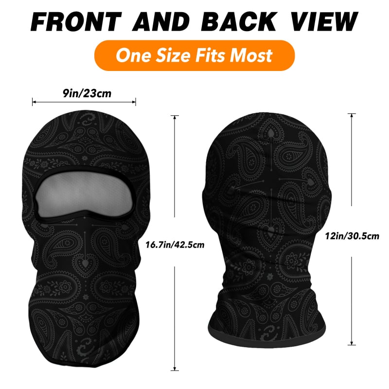 AFSA velosipēdistu maska - poliesteru audums, unisex, AFSA zīmols