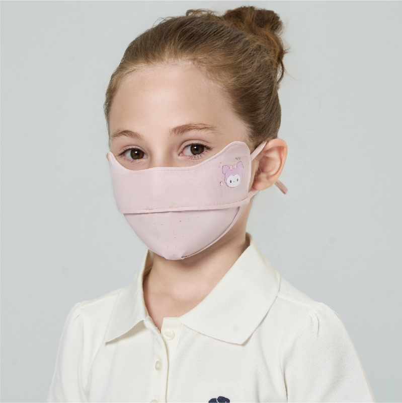 Dječja ljetna maska za lice s UV zaštitom, prozračna, lagana, nylon ice silk materijal, za djecu 3–8 godina