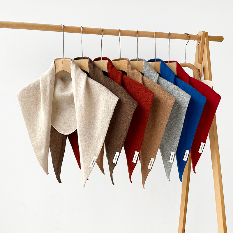 100% vuneni trokutasti šal za žene - twill tkanina, zadržava toplinu, jesen-zima