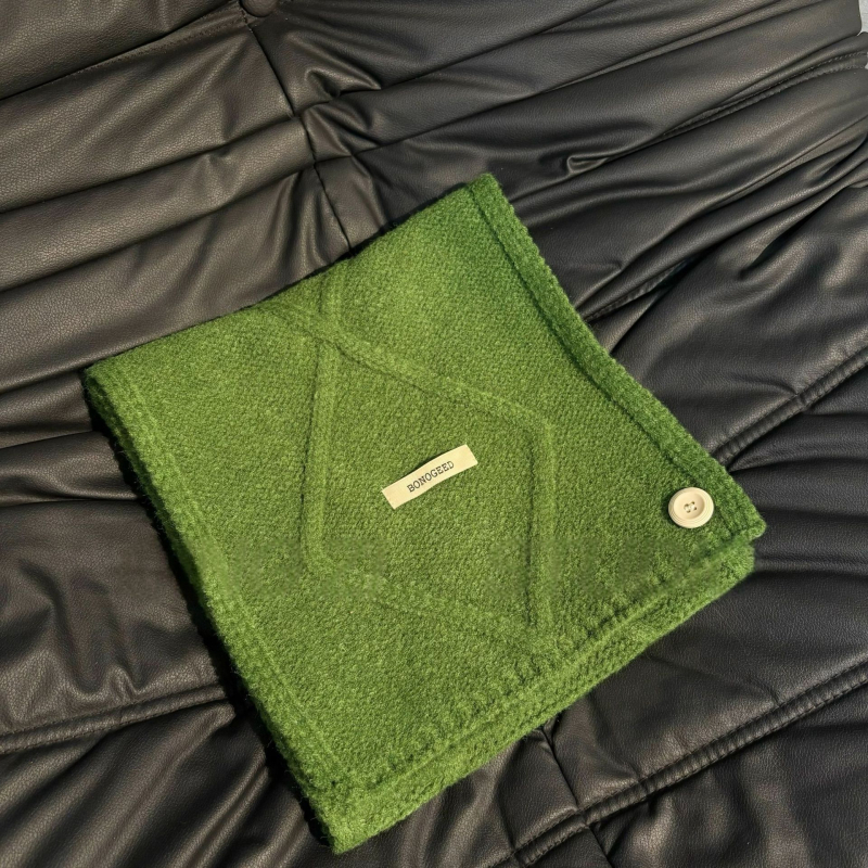 Nordijski šal, pleteni šal s gumbima za obitelj, više načina nošenja, warp pletenje, zimsku toplinu, vunena smjesa materijala, srednja duljina, svestran
