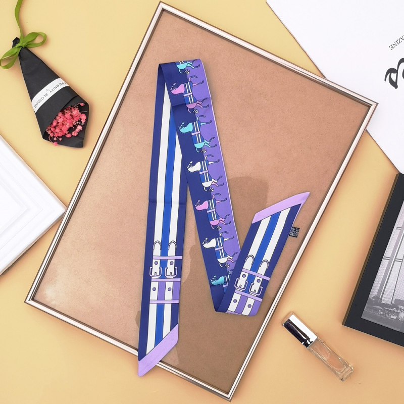 Šal za ručku torbe od simuliranog svile, twill tkanje, srednje duljine, ljeto