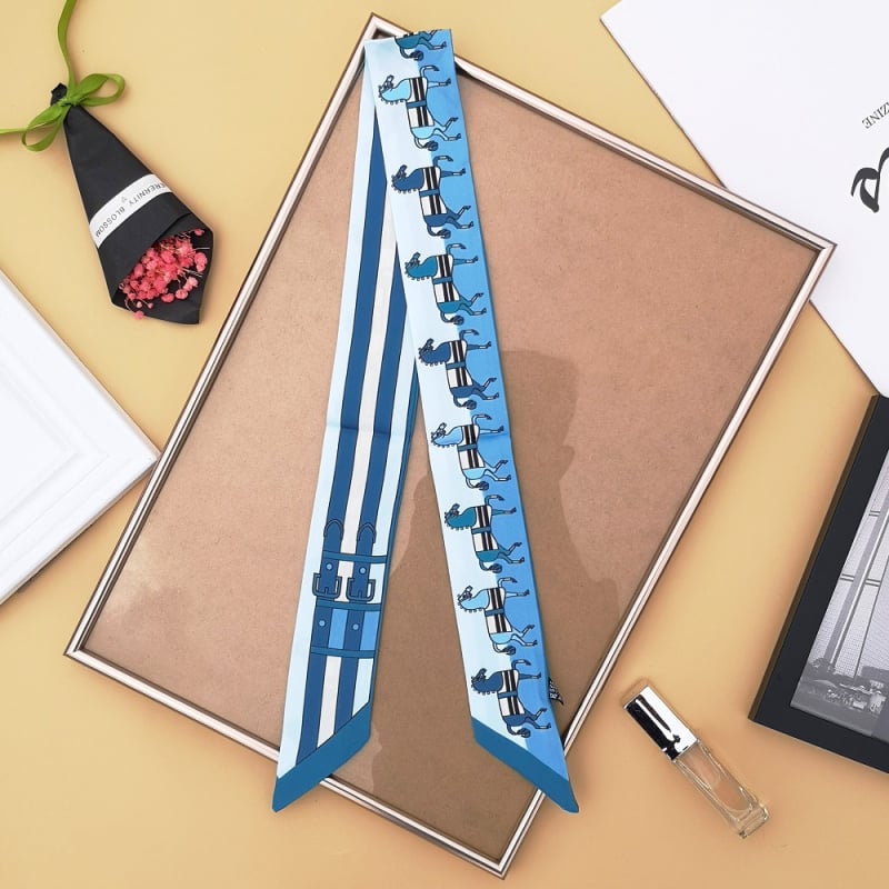 Šal za ručku torbe od simuliranog svile, twill tkanje, srednje duljine, ljeto