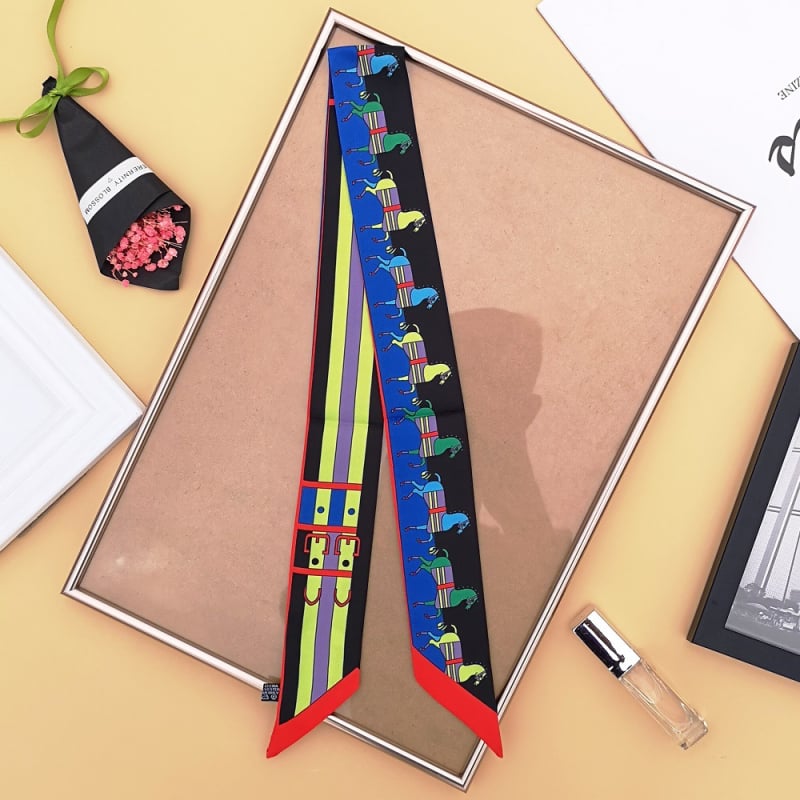 Šal za ručku torbe od simuliranog svile, twill tkanje, srednje duljine, ljeto