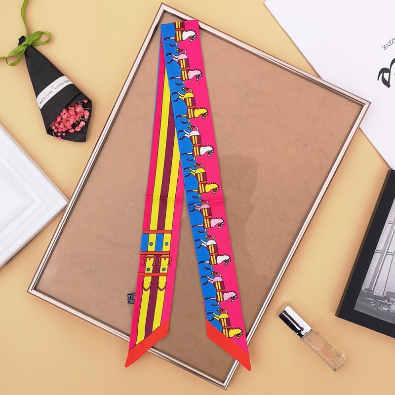 Šal za ručku torbe od simuliranog svile, twill tkanje, srednje duljine, ljeto