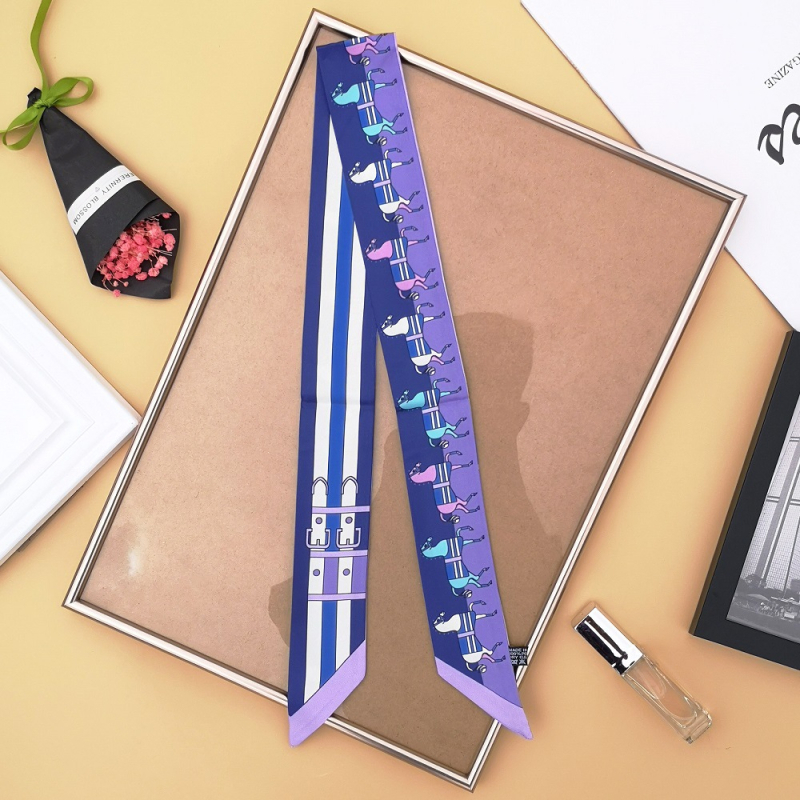 Šal za ručku torbe od simuliranog svile, twill tkanje, srednje duljine, ljeto