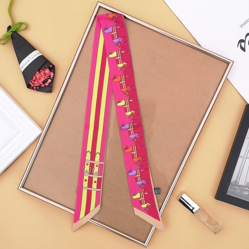 Šal za ručku torbe od simuliranog svile, twill tkanje, srednje duljine, ljeto