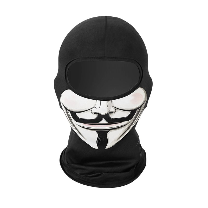 Velosipēdu sejas maska, universāla (Audums: Poliestera šķiedra / ice silk; Zīmols: Time bird)