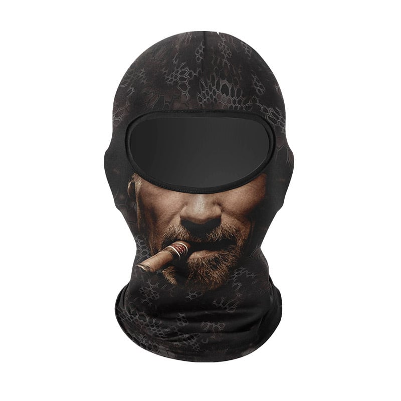 Velosipēdu sejas maska, universāla (Audums: Poliestera šķiedra / ice silk; Zīmols: Time bird)