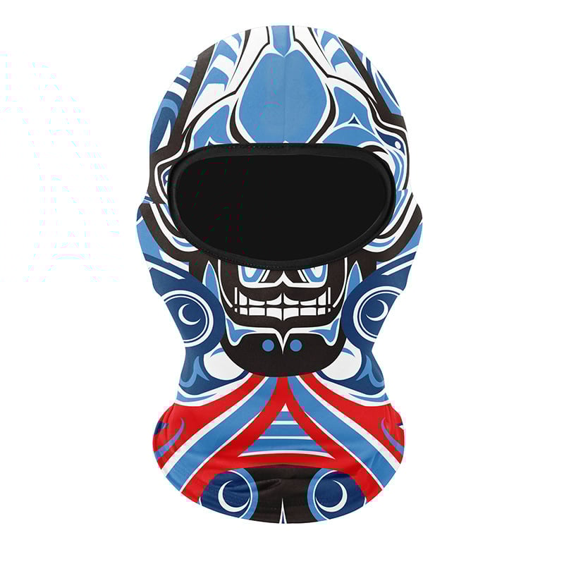 Velosipēdu sejas maska, universāla (Audums: Poliestera šķiedra / ice silk; Zīmols: Time bird)