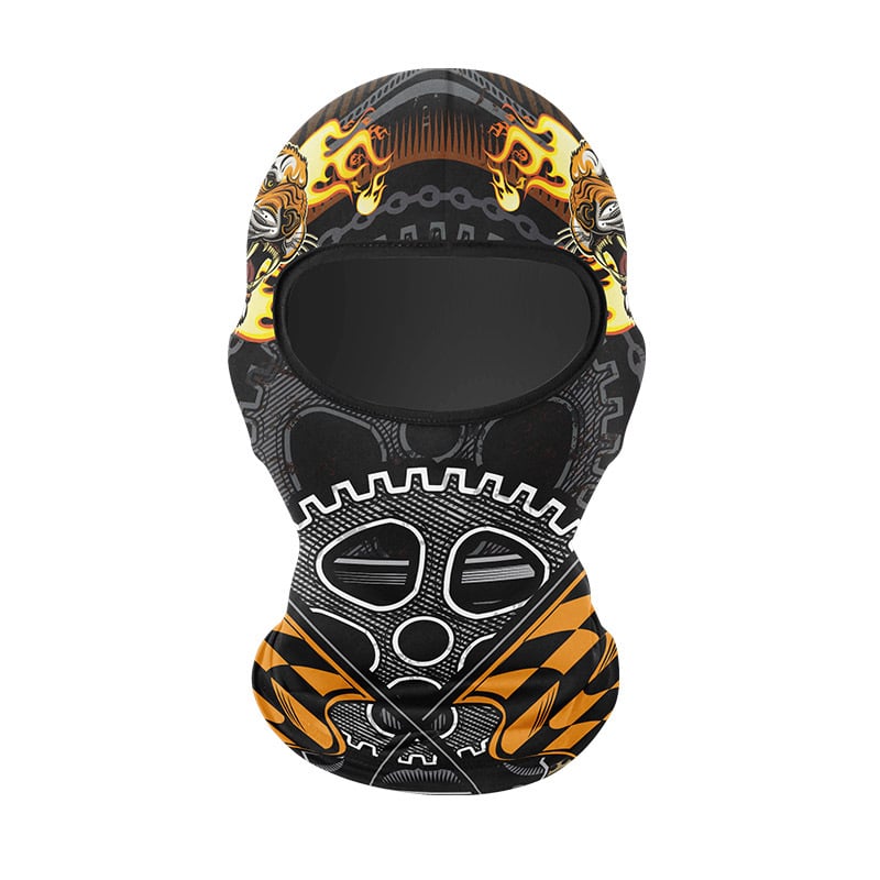 Velosipēdu sejas maska, universāla (Audums: Poliestera šķiedra / ice silk; Zīmols: Time bird)