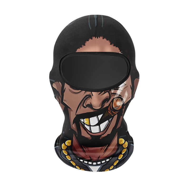 Velosipēdu sejas maska, universāla (Audums: Poliestera šķiedra / ice silk; Zīmols: Time bird)