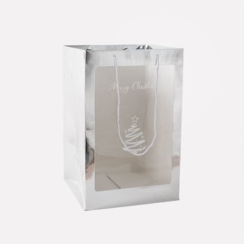 Liela Ziemassvētku tote soma no papīra — stils cits, dāvanu iepakojums