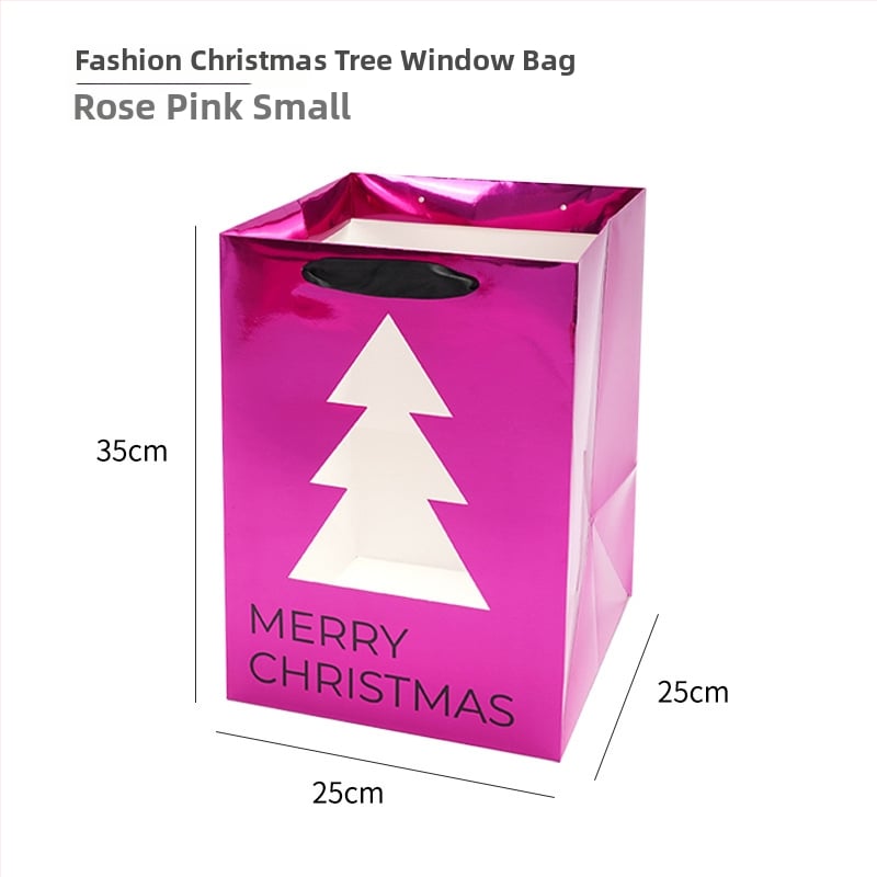 Liela Ziemassvētku tote soma no papīra — stils cits, dāvanu iepakojums