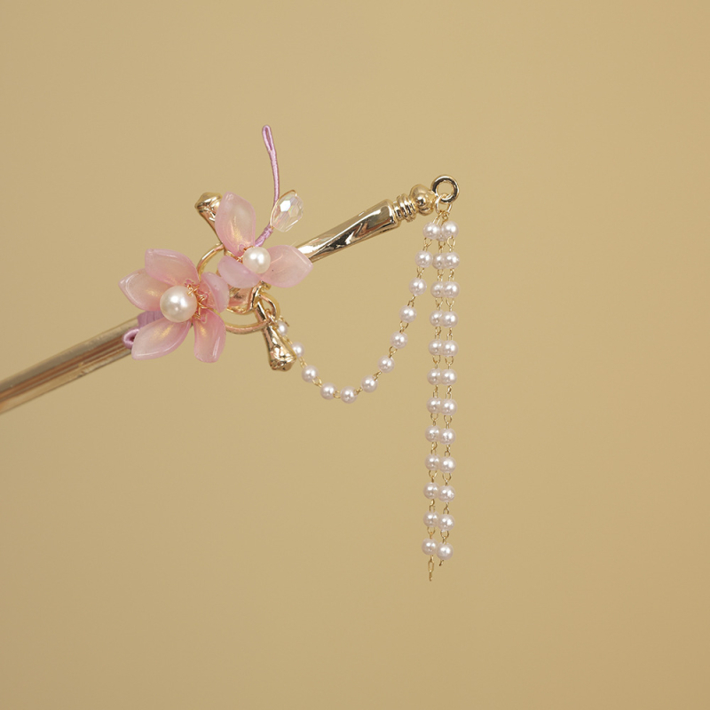 Ukosnica za kosu od stakla s resom, etnički stil, geometrijski dizajn inspiriran mačem, prilagodljivo