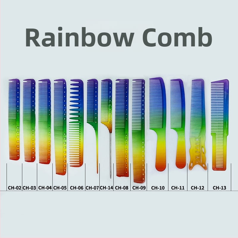 Frizerski češalj s oštrim repom, plastični, za opću upotrebu