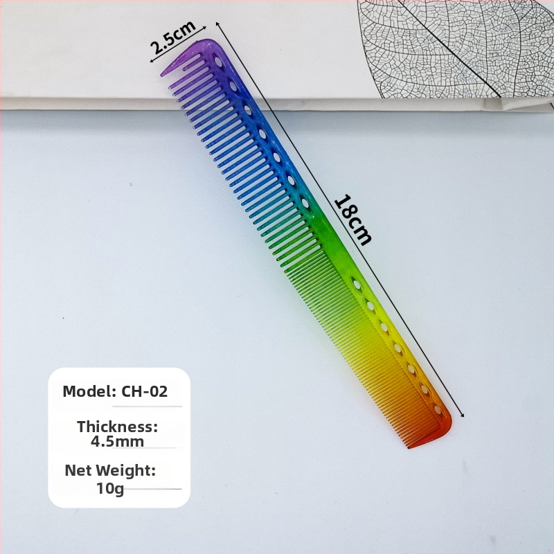 Frizerski češalj s oštrim repom, plastični, za opću upotrebu
