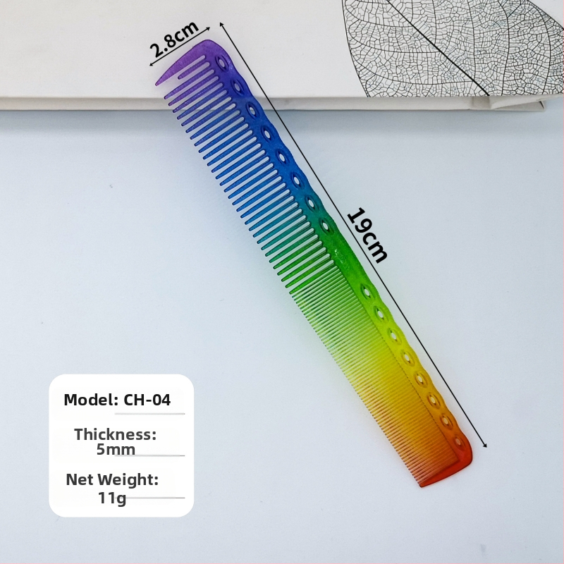 Frizerski češalj s oštrim repom, plastični, za opću upotrebu