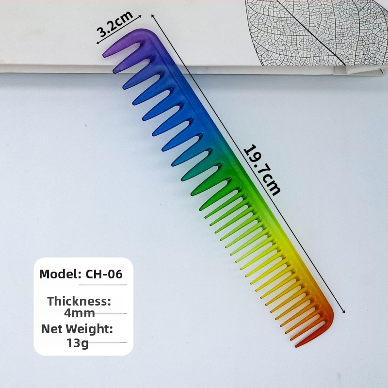 Frizerski češalj s oštrim repom, plastični, za opću upotrebu