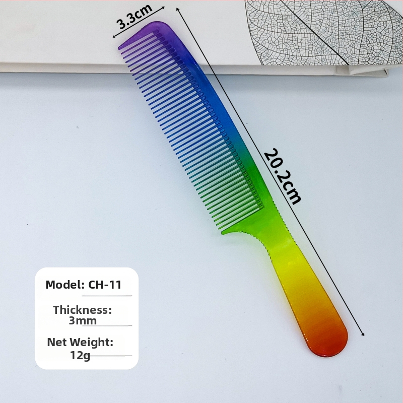 Frizerski češalj s oštrim repom, plastični, za opću upotrebu