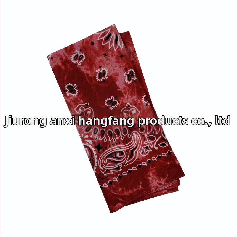 Pamuņas kvadrātveida šalle ar Cashew Flower rakstu, tie-dye, ārējai izmantošanai, unisex, ar logotipu drukāto, daudzfunkcionāls