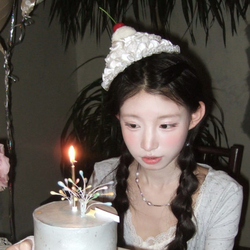 Krona za rođendan – šešir za glavu od tkanine, ručna izrada, ženski influencer stil