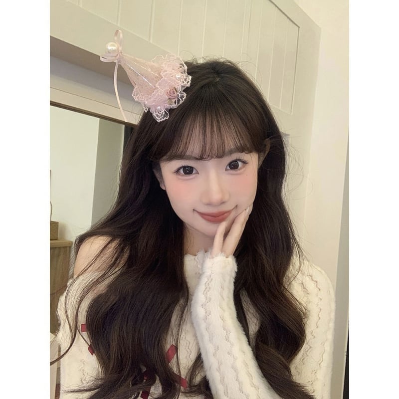 Krona za rođendan – šešir za glavu od tkanine, ručna izrada, ženski influencer stil