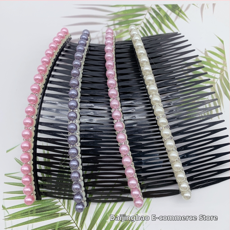 Plaukų šukos - gėlės formos, plastikinės su deimantais įklijuotomis, paprastas moteriškas stilius, skirta kirpčiukams