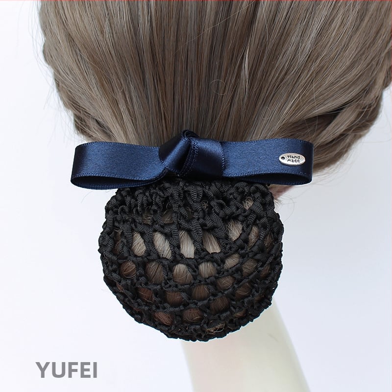 Metāla matu aksesuārs ar ziedu un loku, rokām darināts, zīmols Yifei, neatkarīgs iepakojums