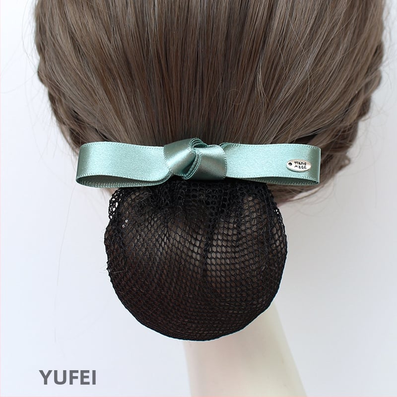 Metāla matu aksesuārs ar ziedu un loku, rokām darināts, zīmols Yifei, neatkarīgs iepakojums