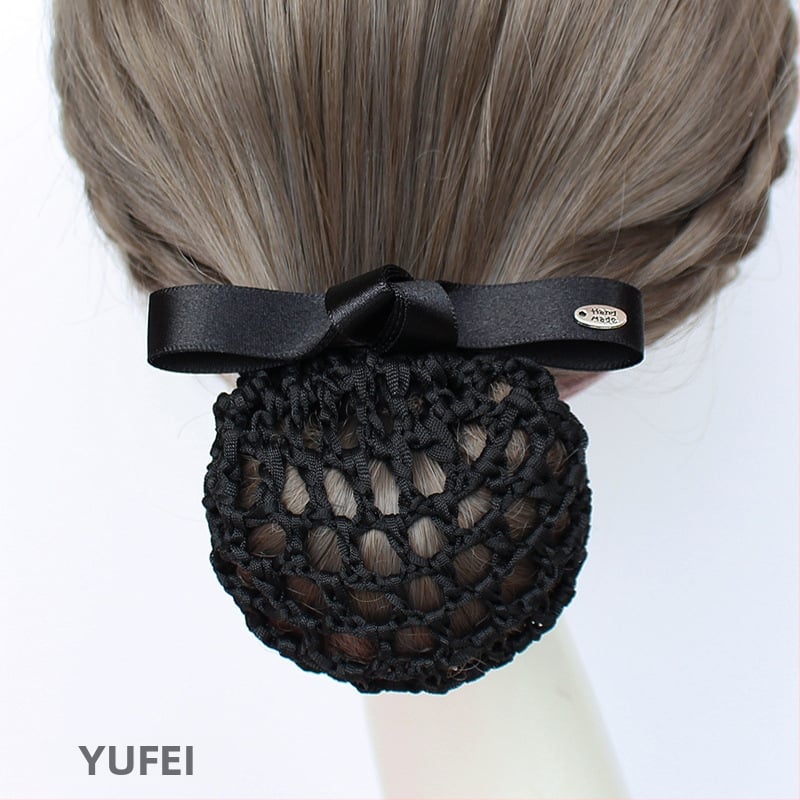 Metāla matu aksesuārs ar ziedu un loku, rokām darināts, zīmols Yifei, neatkarīgs iepakojums