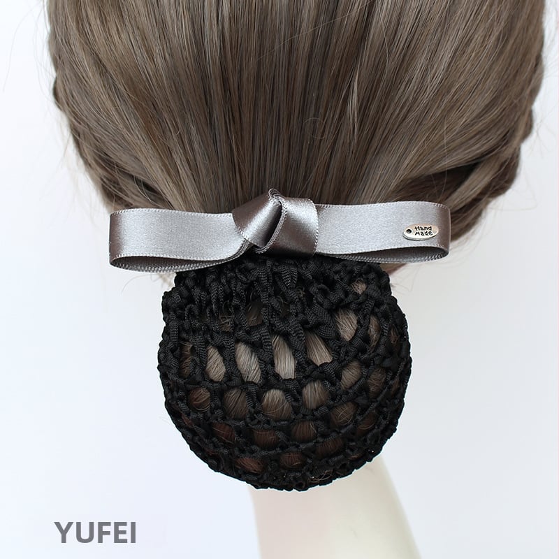 Metāla matu aksesuārs ar ziedu un loku, rokām darināts, zīmols Yifei, neatkarīgs iepakojums