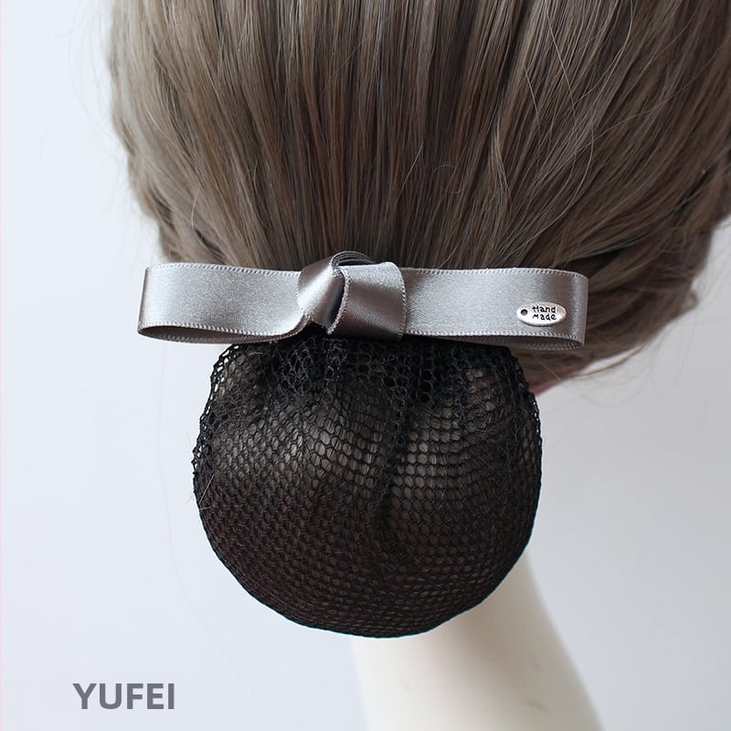 Metāla matu aksesuārs ar ziedu un loku, rokām darināts, zīmols Yifei, neatkarīgs iepakojums