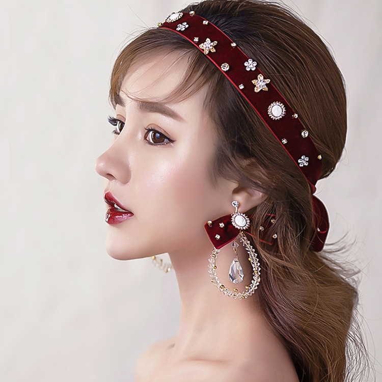 Līgavas galvas rotas — metāla konstrukcija, roku darbs, sānu matu spraudnis, izcelsme: Jinhua