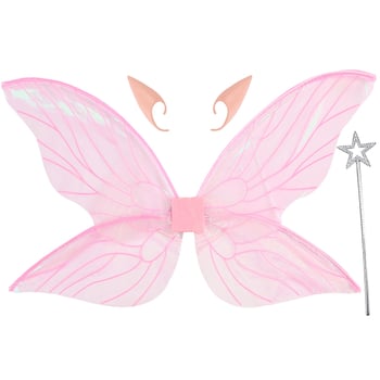 Φτερά αγγέλου – αξεσουάρ μακιγιάζ, ύφασμα, ραμμένα, κατάλληλα για παιδιά και ενήλικες, συσκευασμένα σε OPP σακούλα