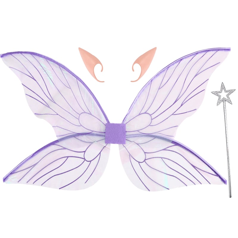 Φτερά αγγέλου – αξεσουάρ μακιγιάζ, ύφασμα, ραμμένα, κατάλληλα για παιδιά και ενήλικες, συσκευασμένα σε OPP σακούλα